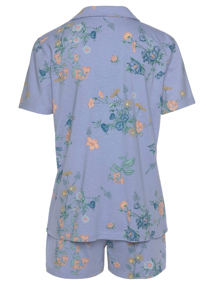 VIVANCE DREAMS Shorty in lavendel-allover-geblümt günstig kaufen