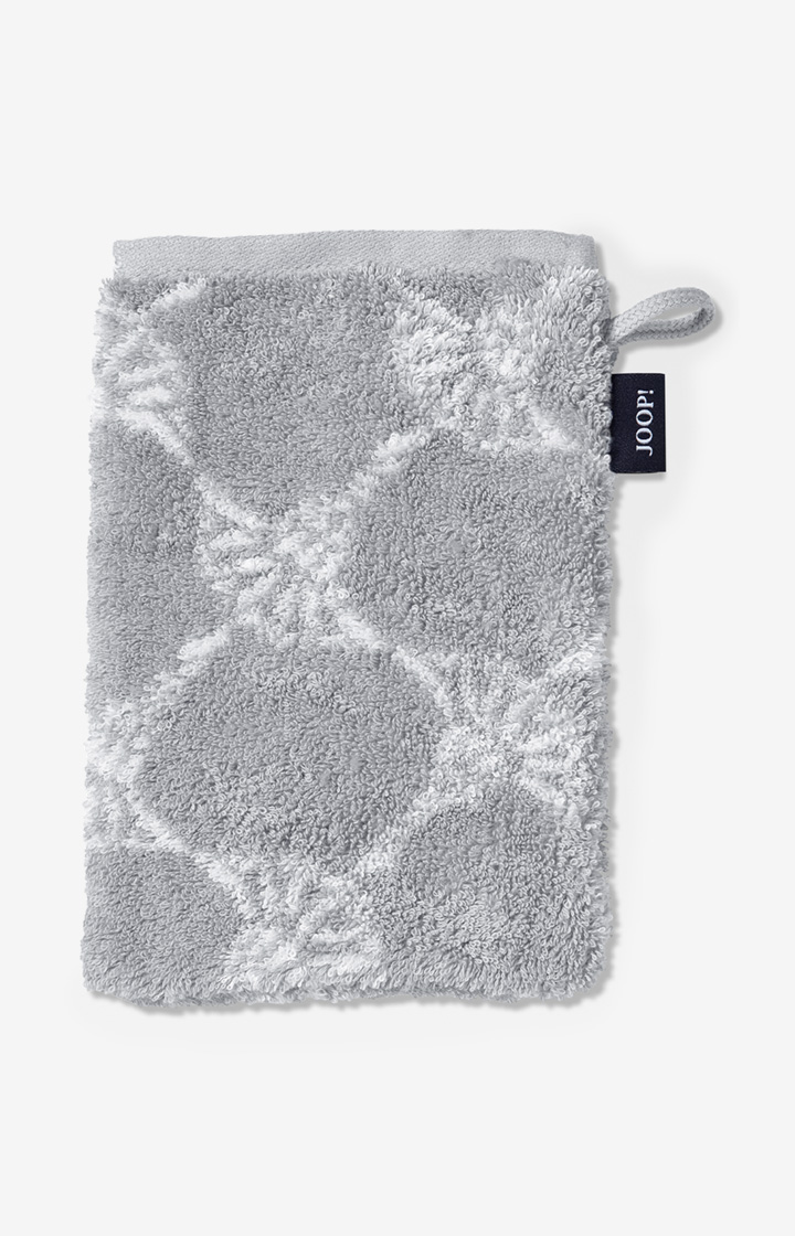 Waschhandschuh Black/White Cornflower, Silber - im JOOP!