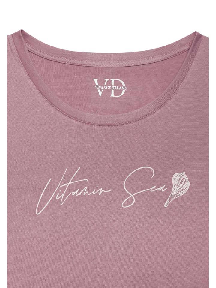 VIVANCE DREAMS Sleepshirt in mauve günstig kaufen 32/34