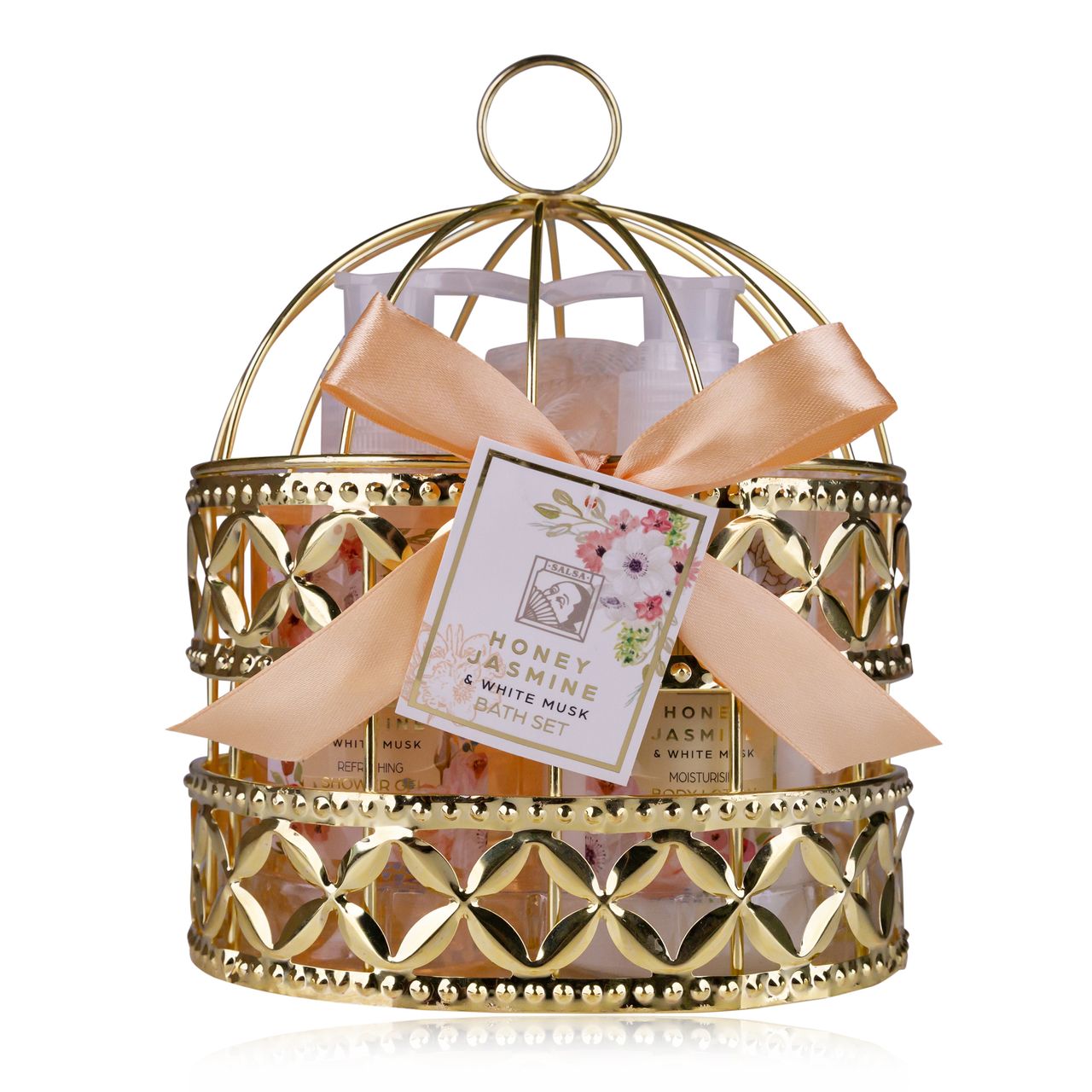 accentra Badeset HONEY JASMINE in Drahtkorb