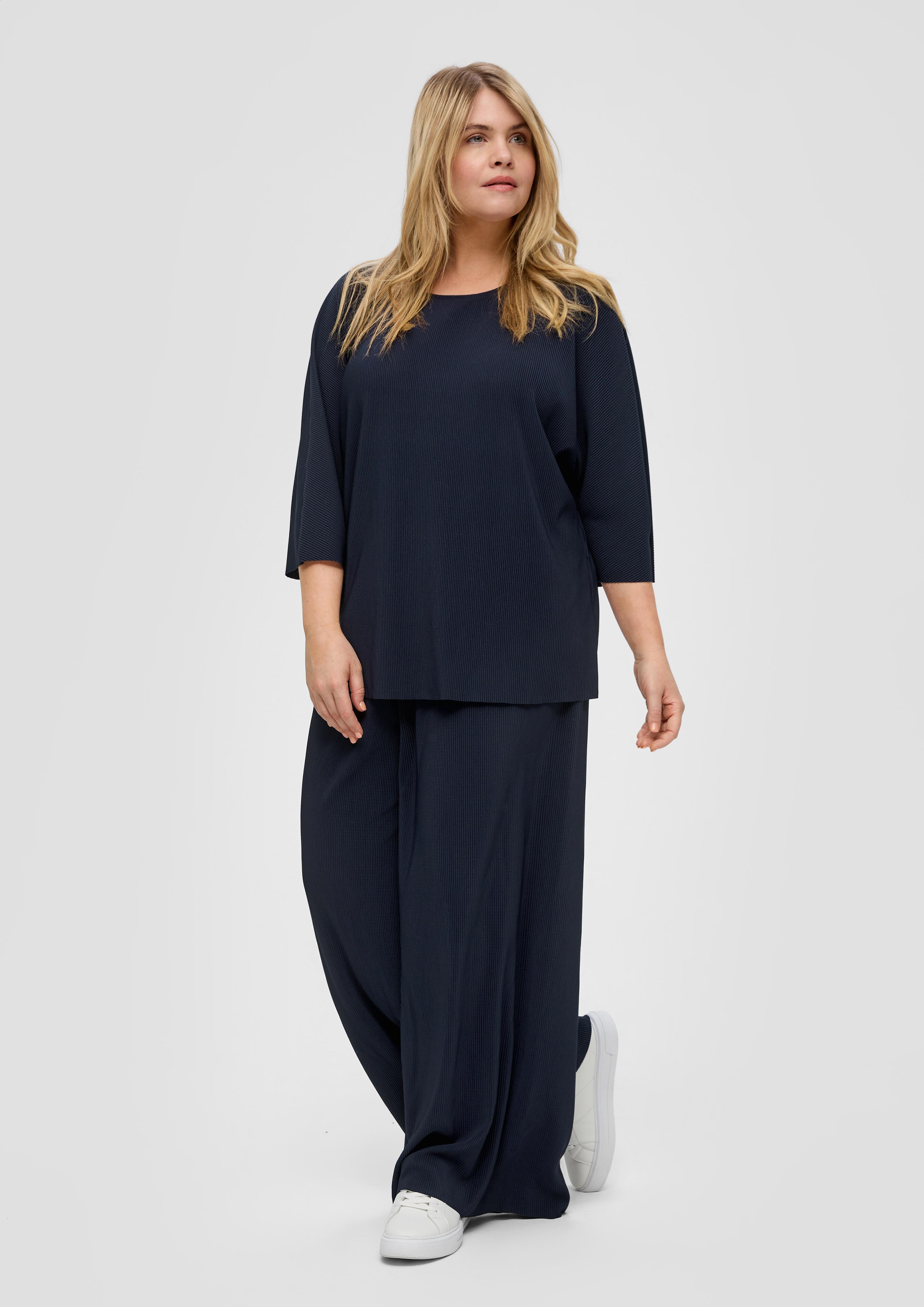 Weite plissierte Hose aus Jersey  2151574-5959