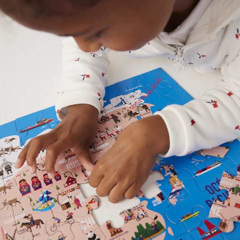 Puzzle du monde 200 pièces Oxybul