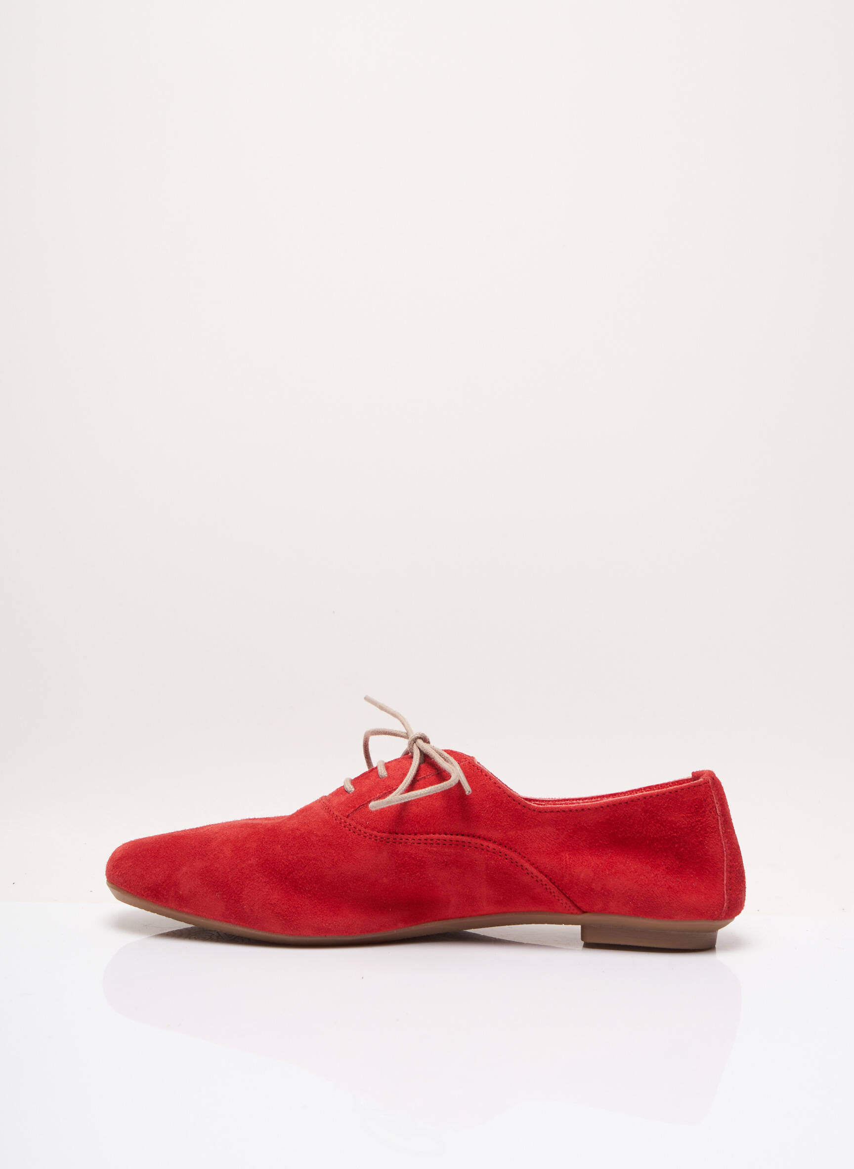 Reqins Derby Femme couleur rouge