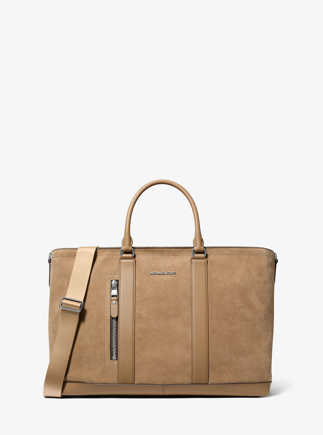 Hudson Suede Tote Bag - HUSK
