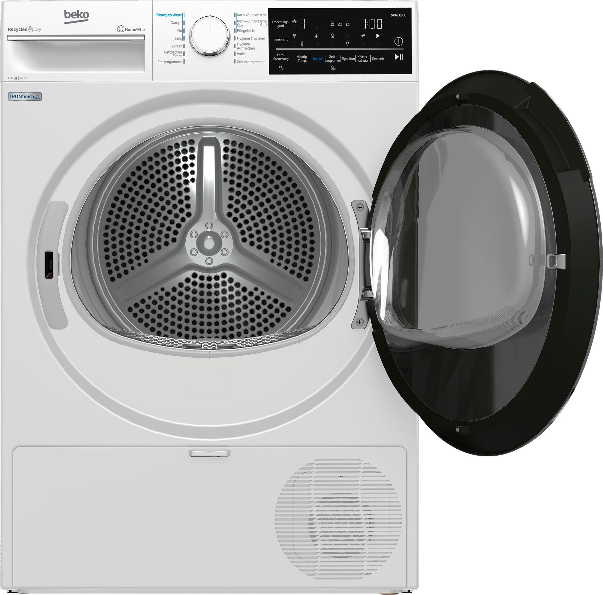 BEKO Wärmepumpentrockner B5T62243W, 8 kg