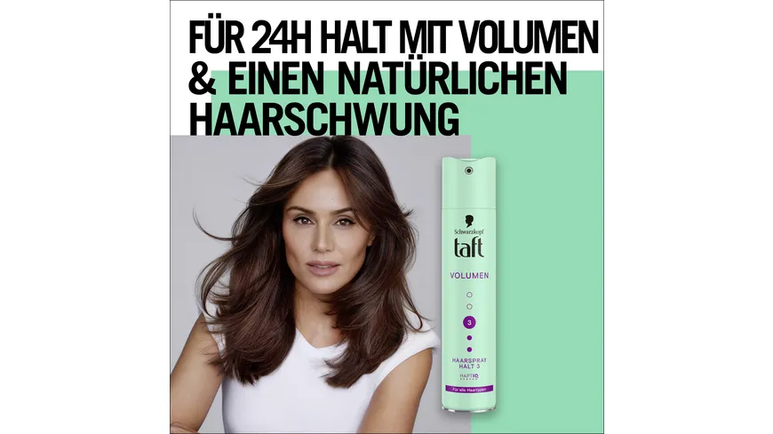TAFT Haarspray Volumen alle Haartypen 250 ml Haltegrad 3 - mittlerer Halt 250 ml