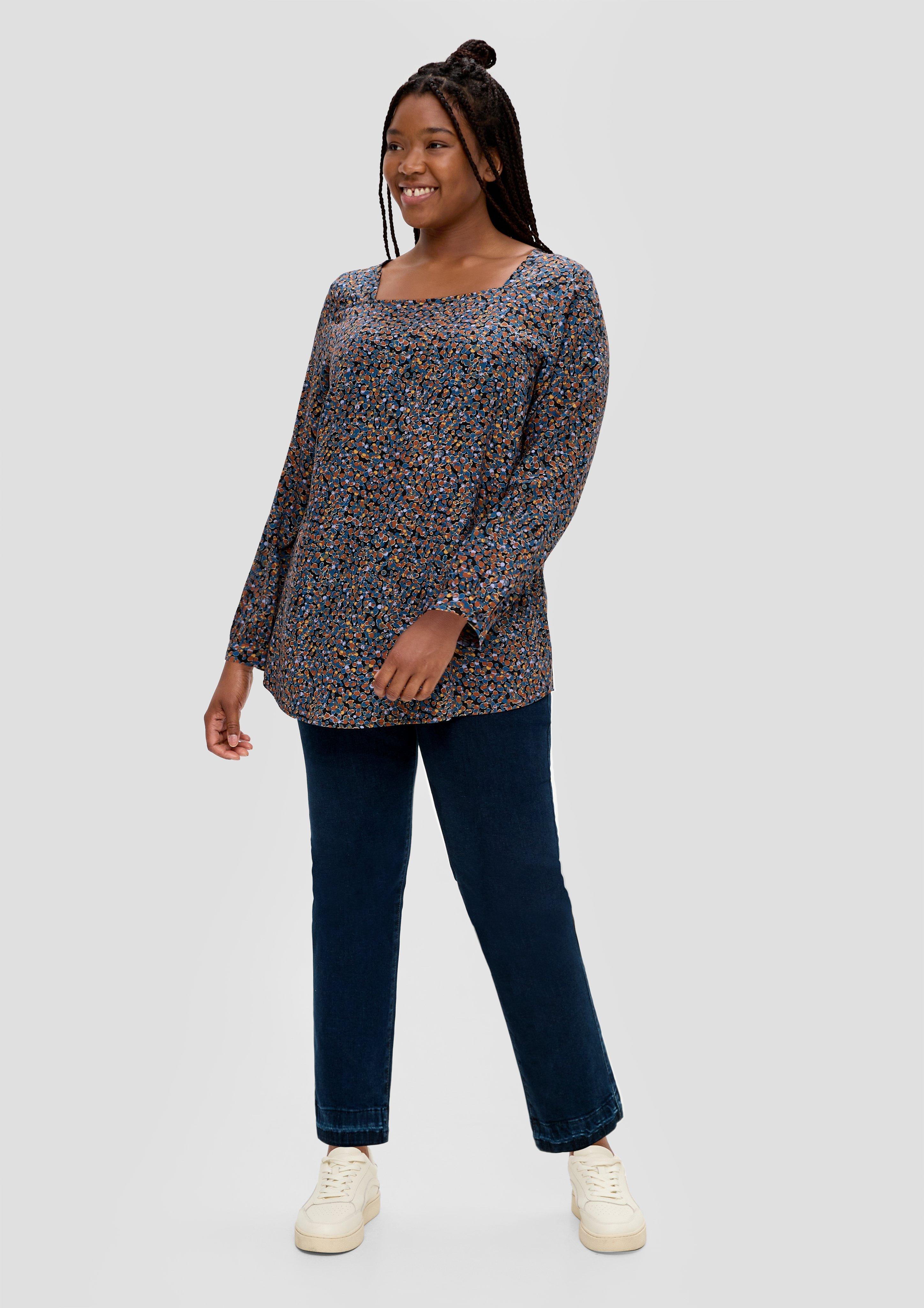 Jeans / Slim Fit / Mid Rise / Straight Leg / gefärbte Nähte  2136920-59Z8