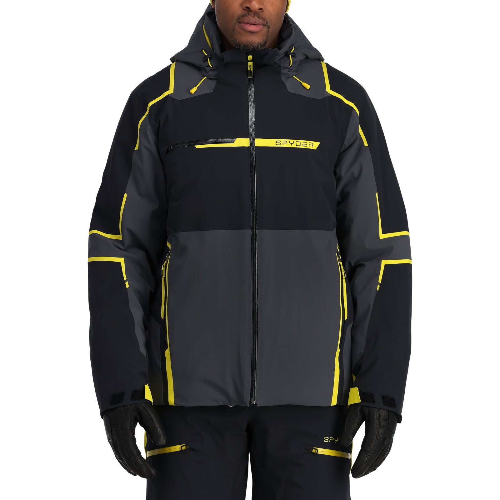 Spyder Skijacke Titan Jacket mit abnehmbarem Schneefang