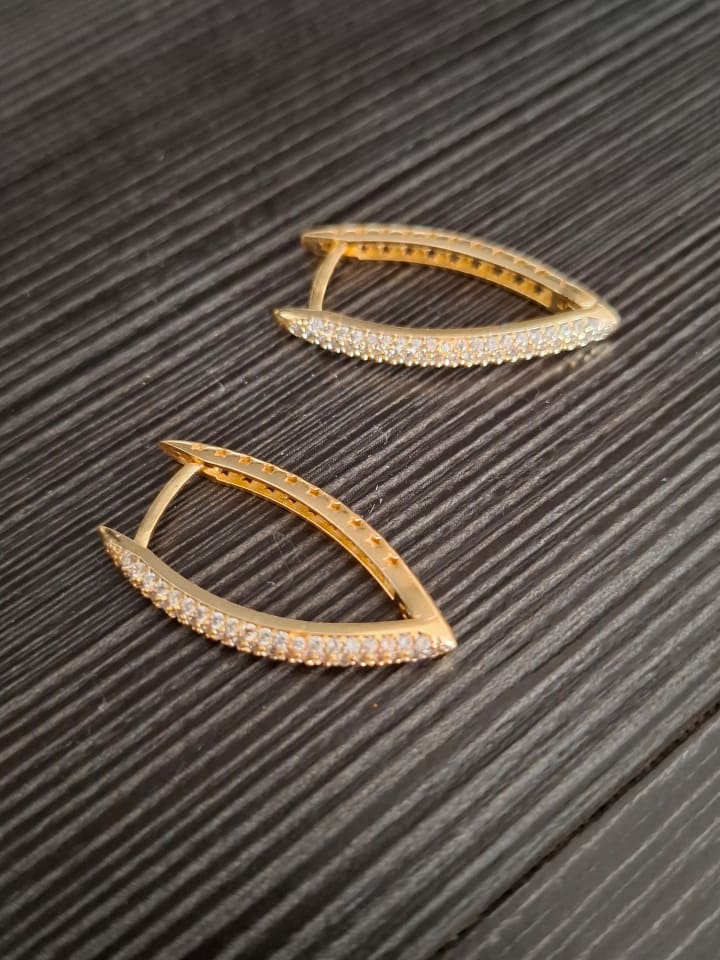 Luja Bijoux Vergold. Ohrringe mit Zirkonia günstig kaufen onesize