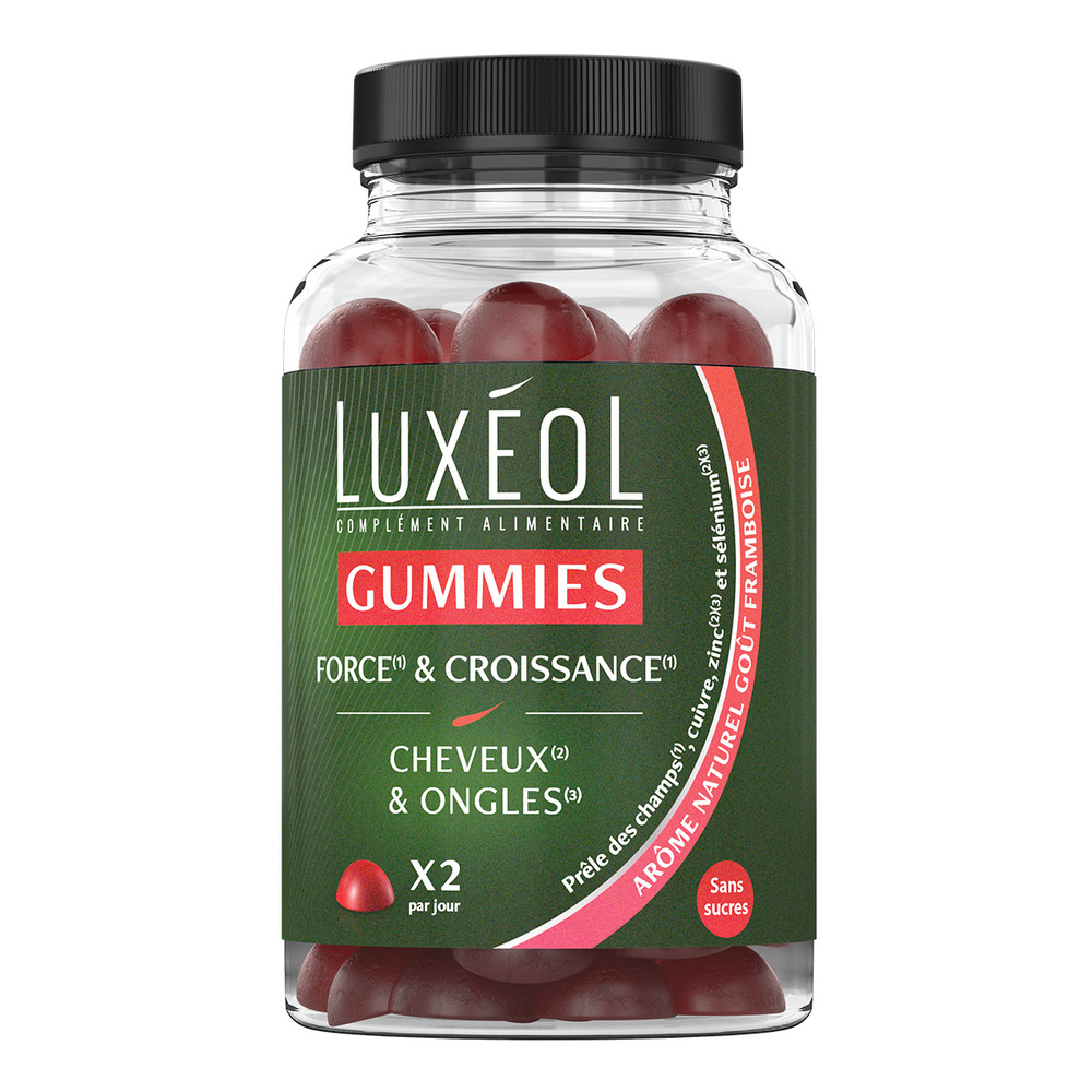 Luxéol Luxéol Gummies Force et Croissance Complément alimentaire