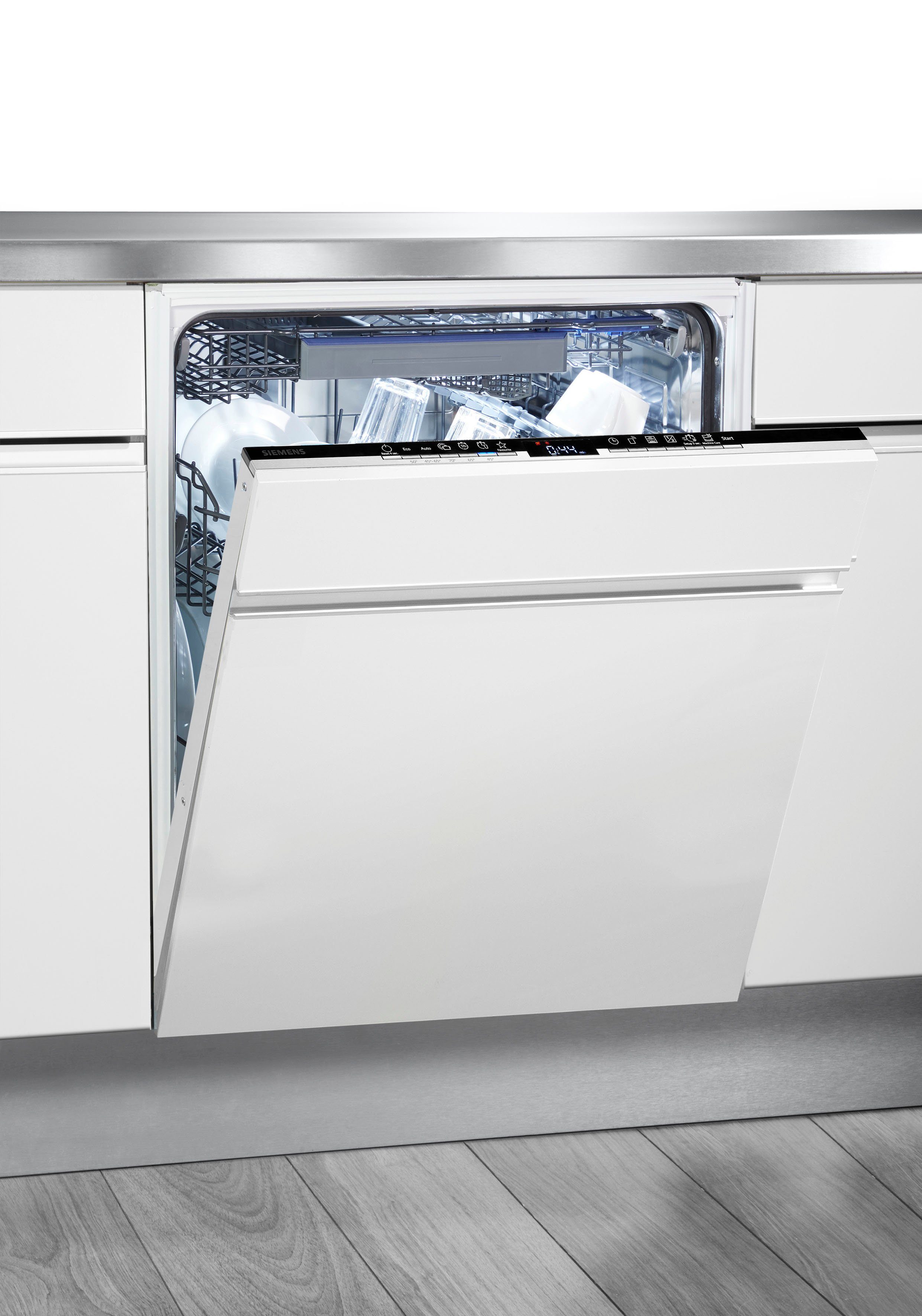 SIEMENS vollintegrierbarer Geschirrspüler iQ300, SN63EX05DE, 13 Maßgedecke, 4 Jahre Garantie inklusive