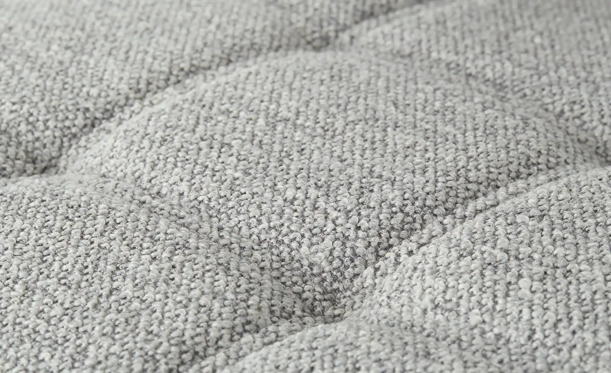 Schwingstuhl aus Bouclé-Stoff