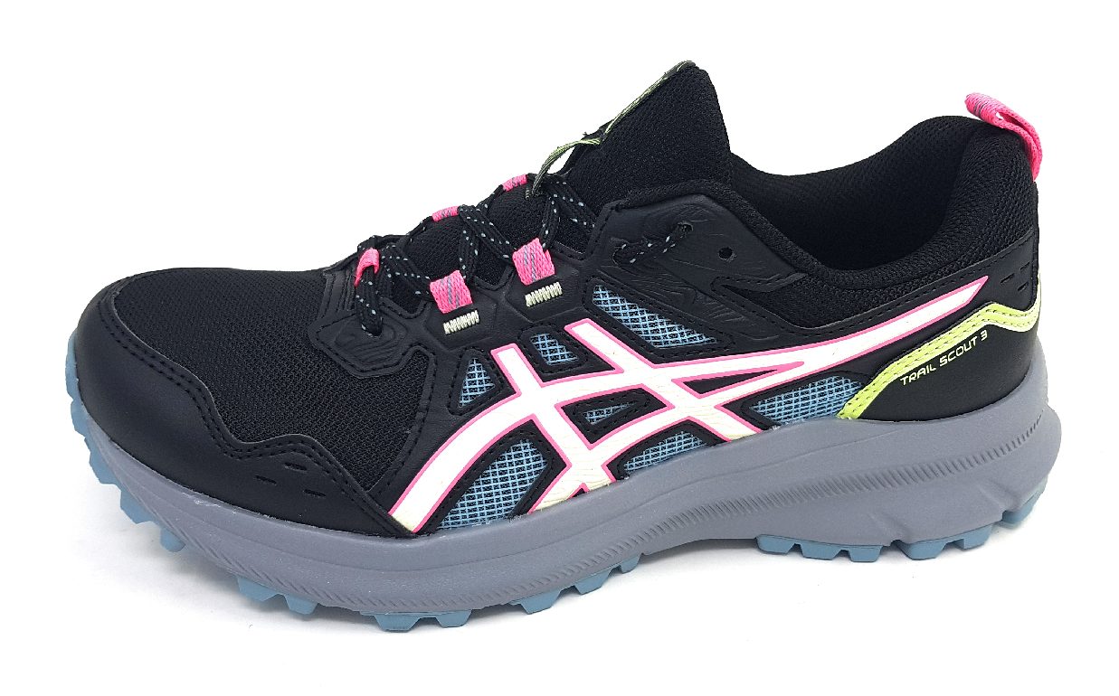 Asics Trail Scout 3 1012B516 Schwarz 001 Black Birch