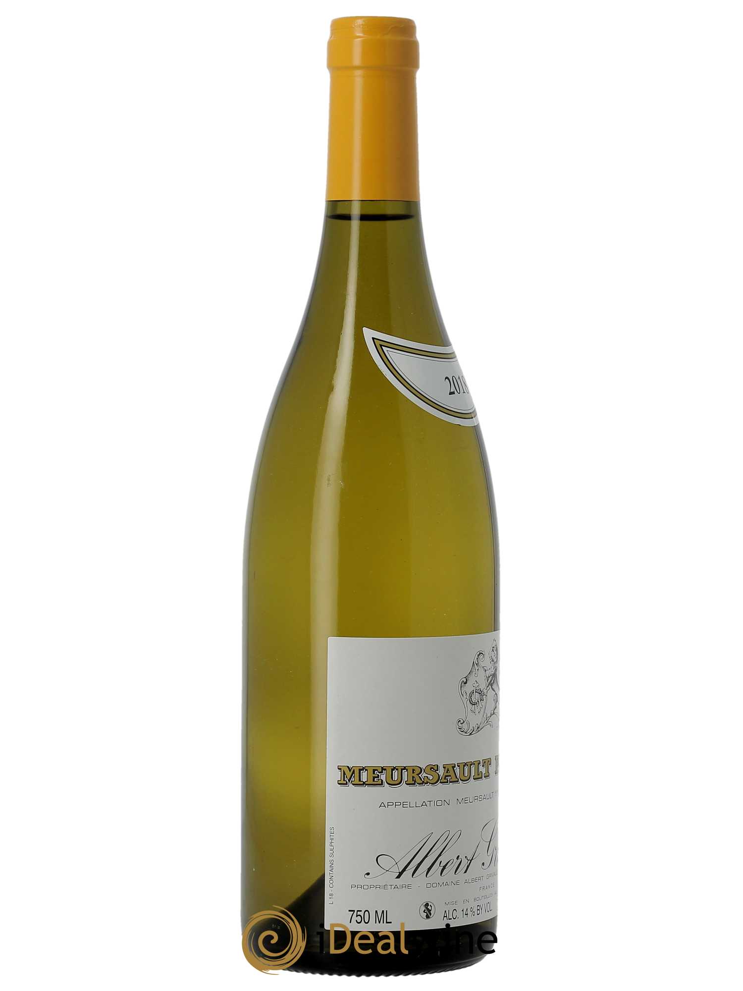 Meursault 1er Cru Perrières Albert Grivault  2018 - Lot de 1 Bouteille