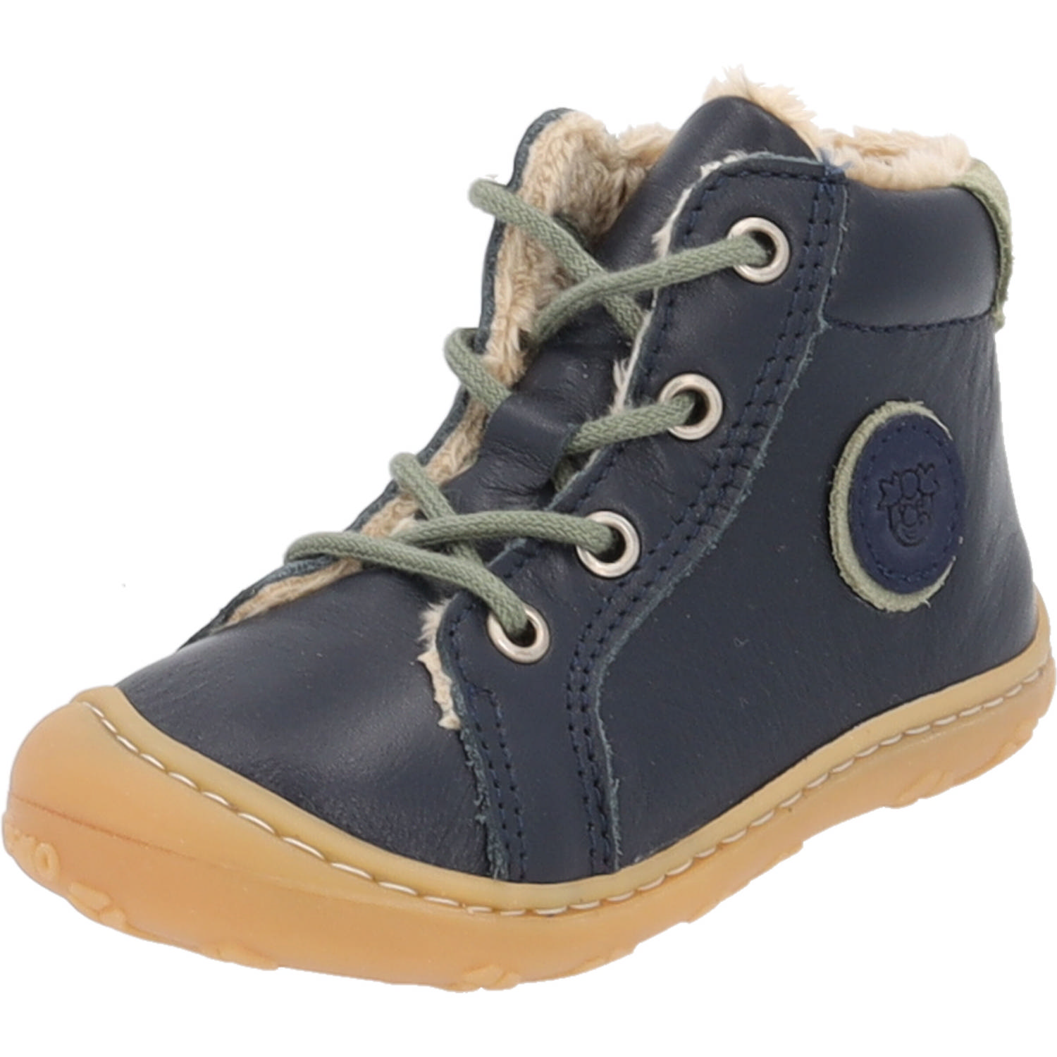 Ricosta Georgie 1202402 M, Lauflernschuhe, Kinder, Blau (Nautic)