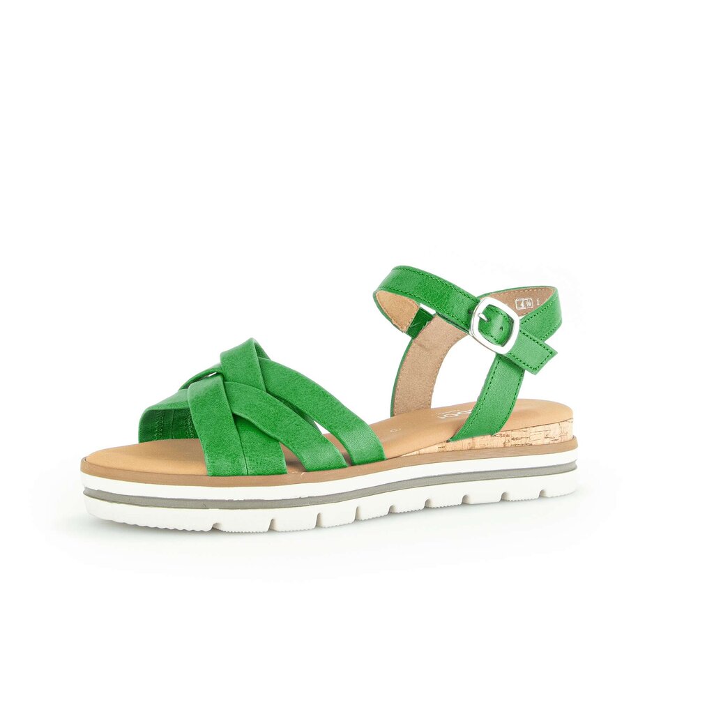 Gabor comfort Keilsandalette grün