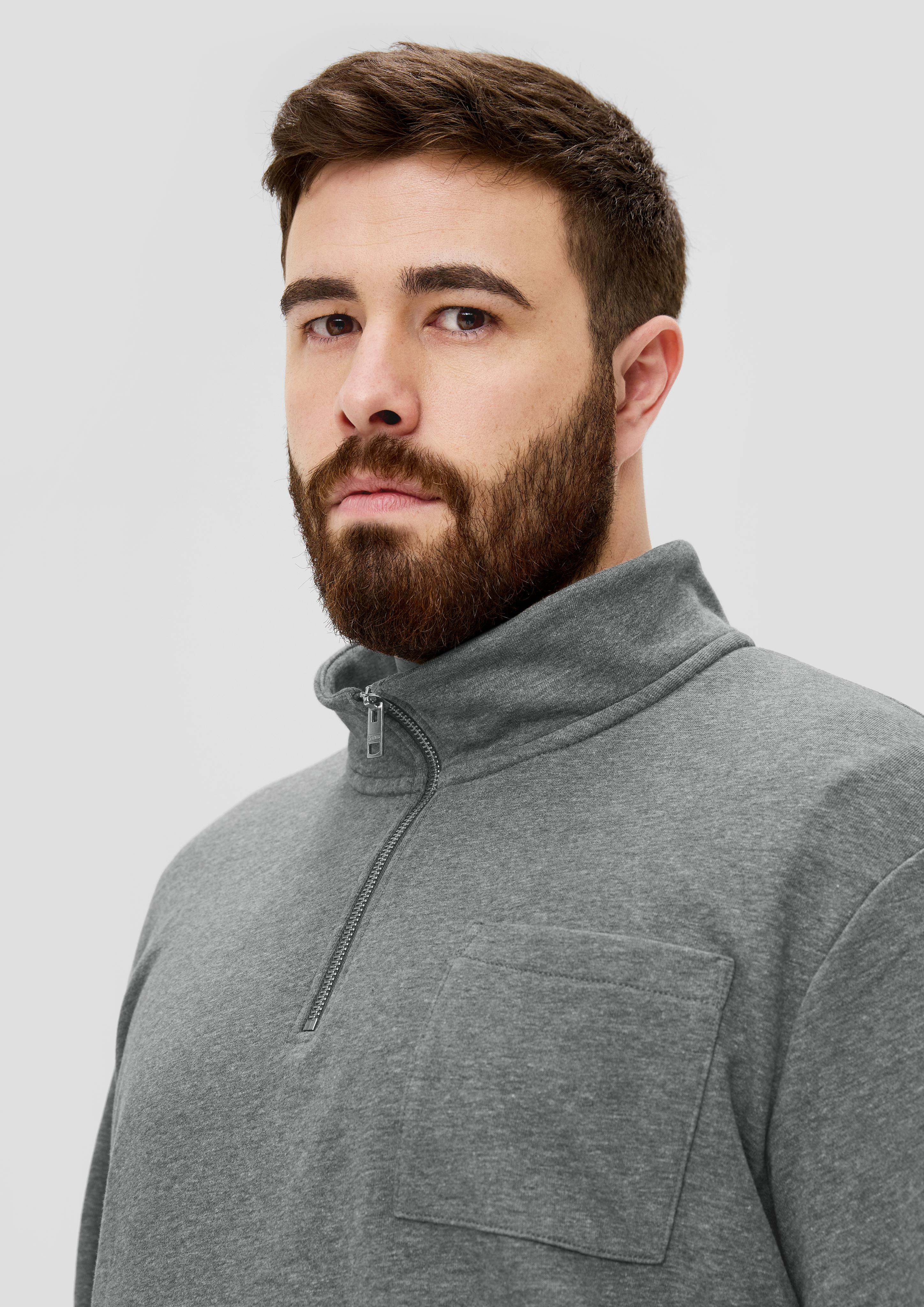 Sweatshirt mit Brusttasche  2139748-9730