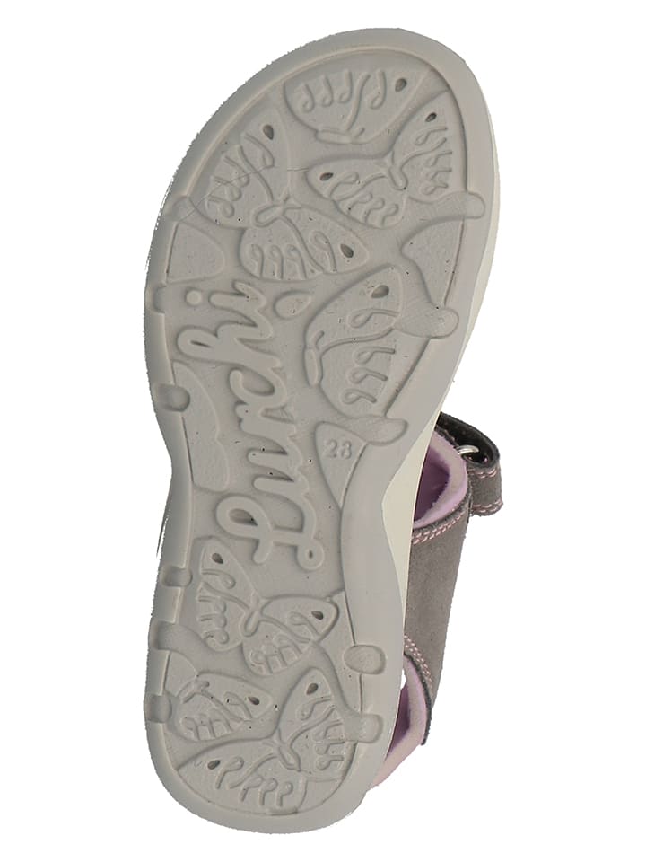 Lurchi Leder-Sandalen in Braun/ Rosa günstig kaufen