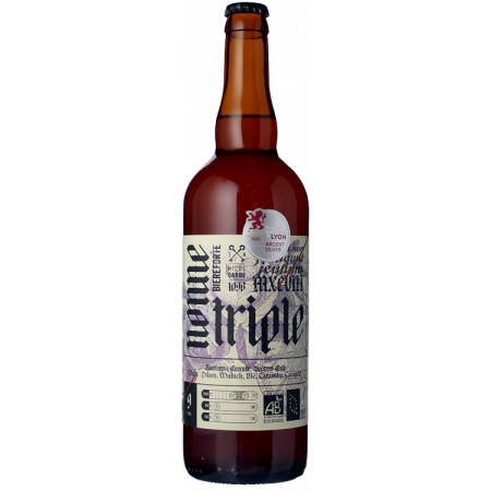 NONNE TRIPLE BIO 75CL - LES BRASSEURS SAVOYARDS