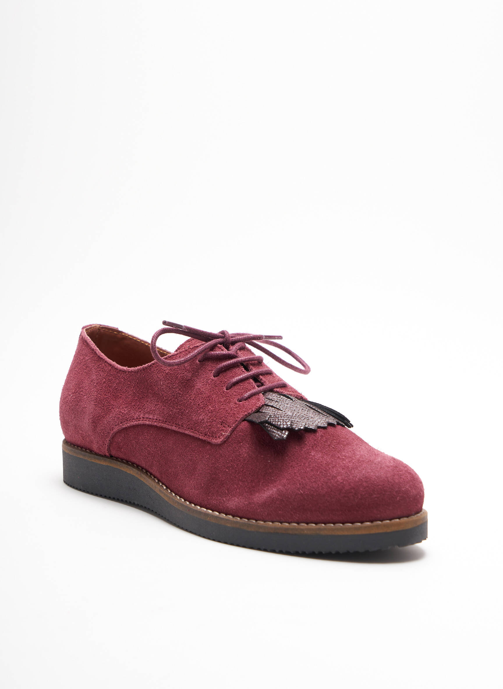 W Style Derby Femme couleur violet