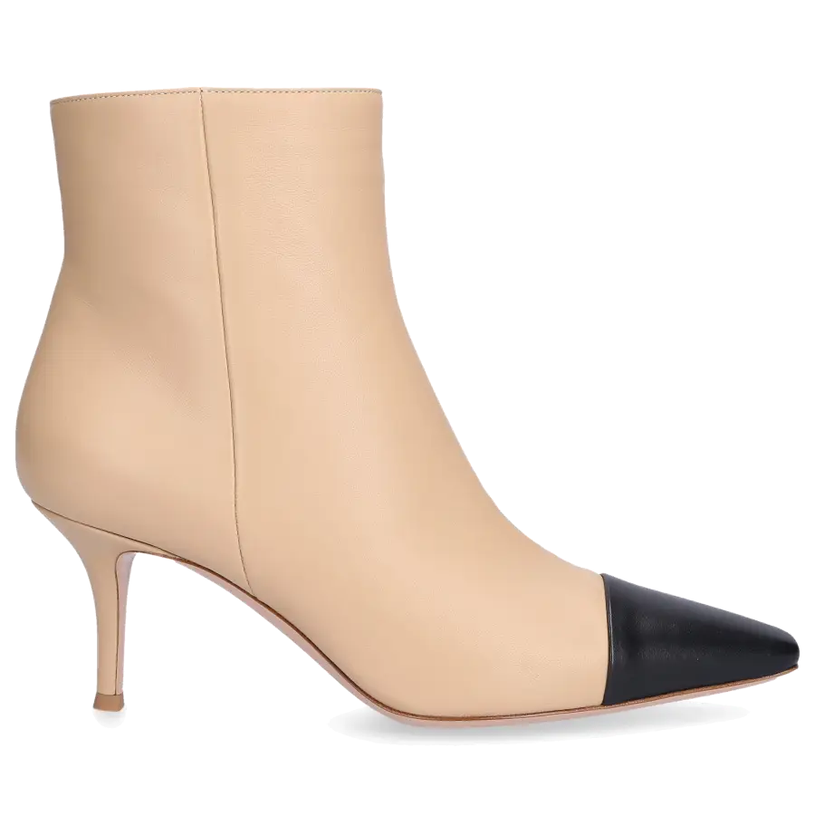 Gianvito Rossi - Stiefeletten LUCY BOOTIE Nappaleder - beige