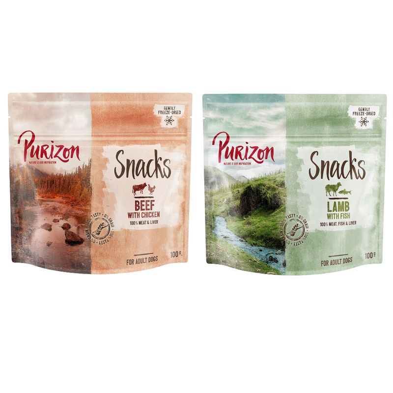 Probierpaket Purizon Hundesnack 2 x 100 g