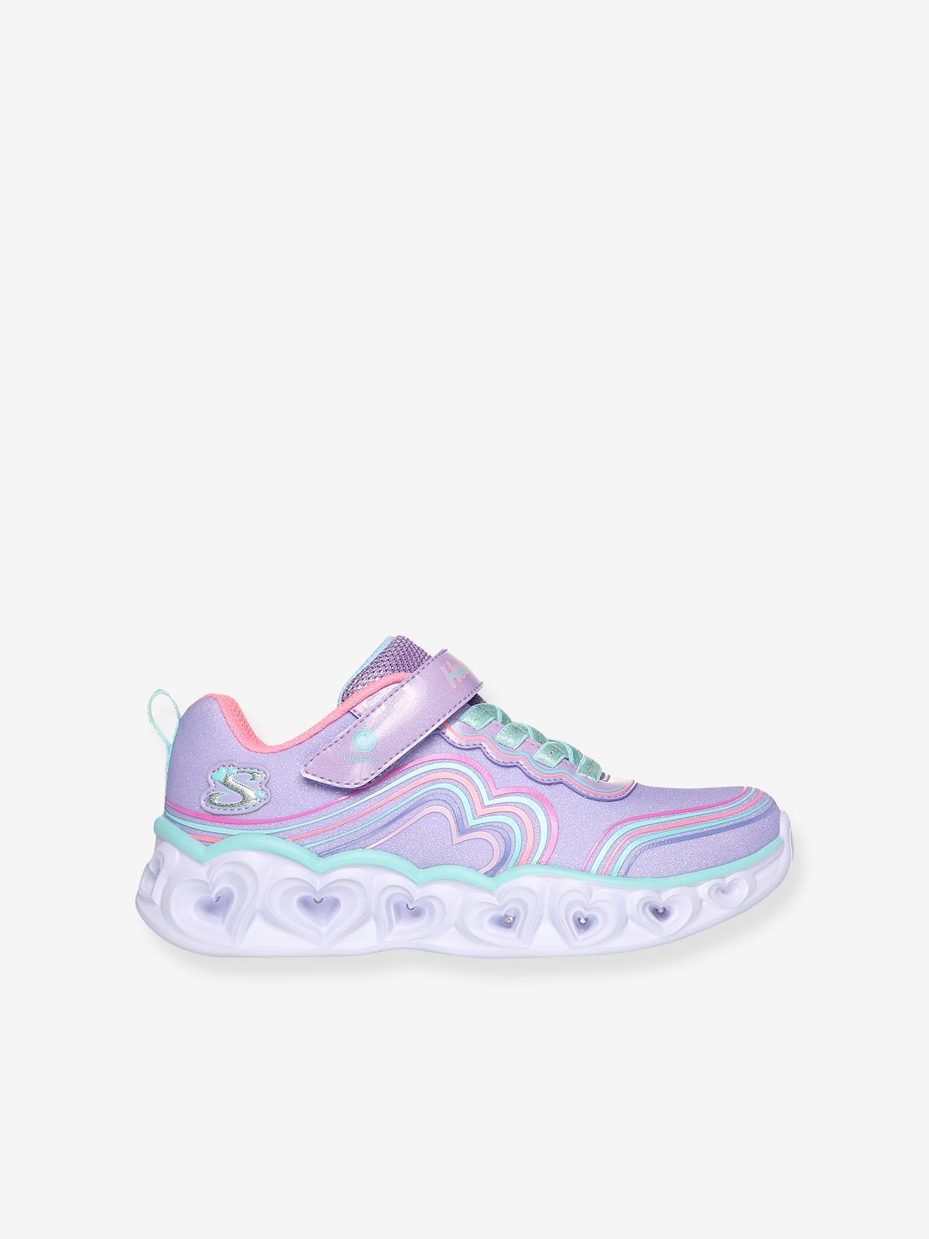 Skechers Kinder Leucht-Sneakers Heart Lights Retro Hearts 302689L LVMT SKECHERS - violett