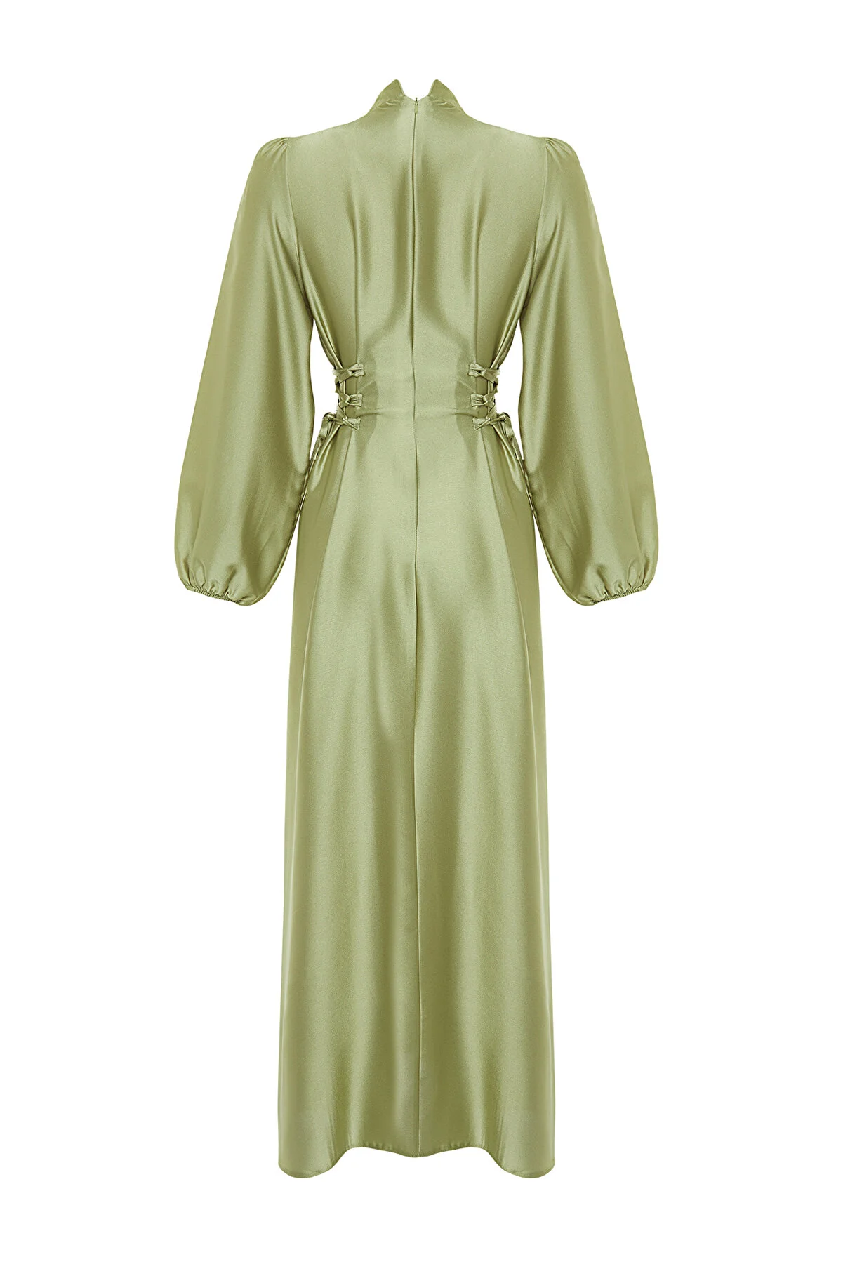Trendyol Modest  Grünes Satin-Bubble-Gewebe in Leinwandbindung - TCTSS23DB00037