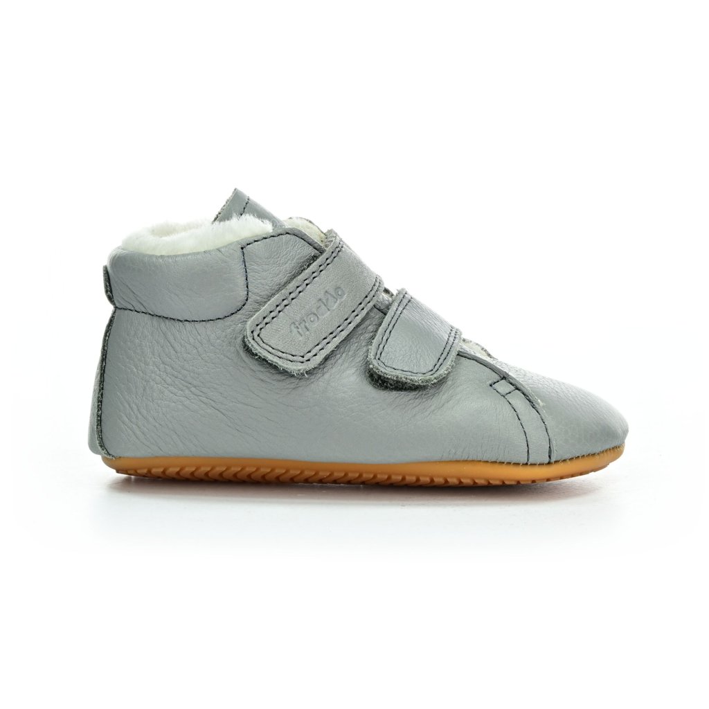 Froddo Light Grey G1130013-8 (Prewalkers Furry) hellgraue Winter-Lauflernschuhe