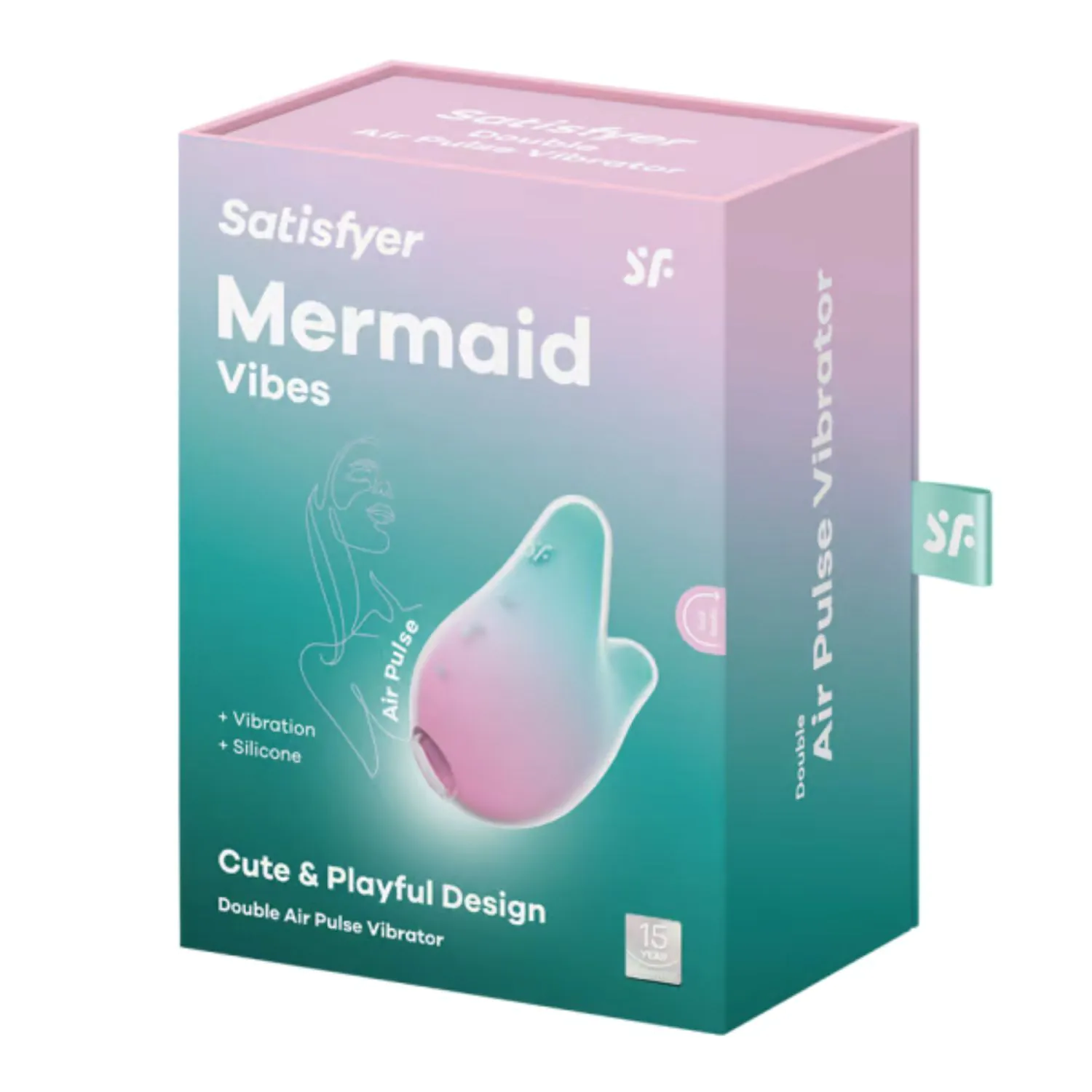 Satisfyer Mermaid Vibes mint/pink vibrator