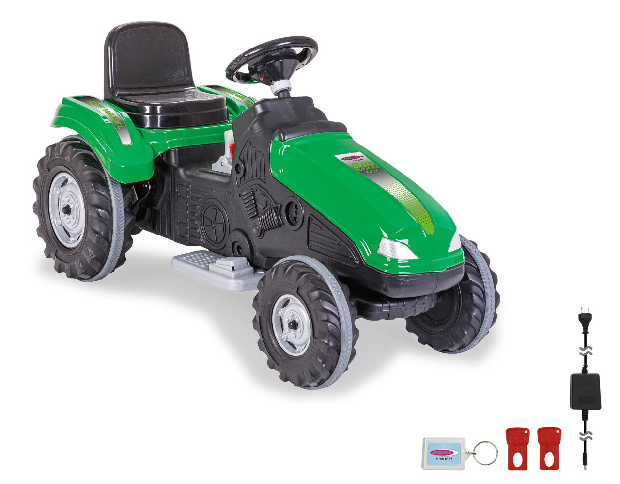 Jamara e.K. JAMARA Ride-on Traktor Big Wheel 12V grün