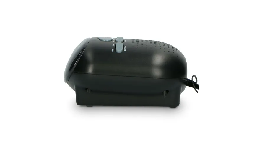 Ices ICR-210 Black - FM Uhrenradio, Schwarz