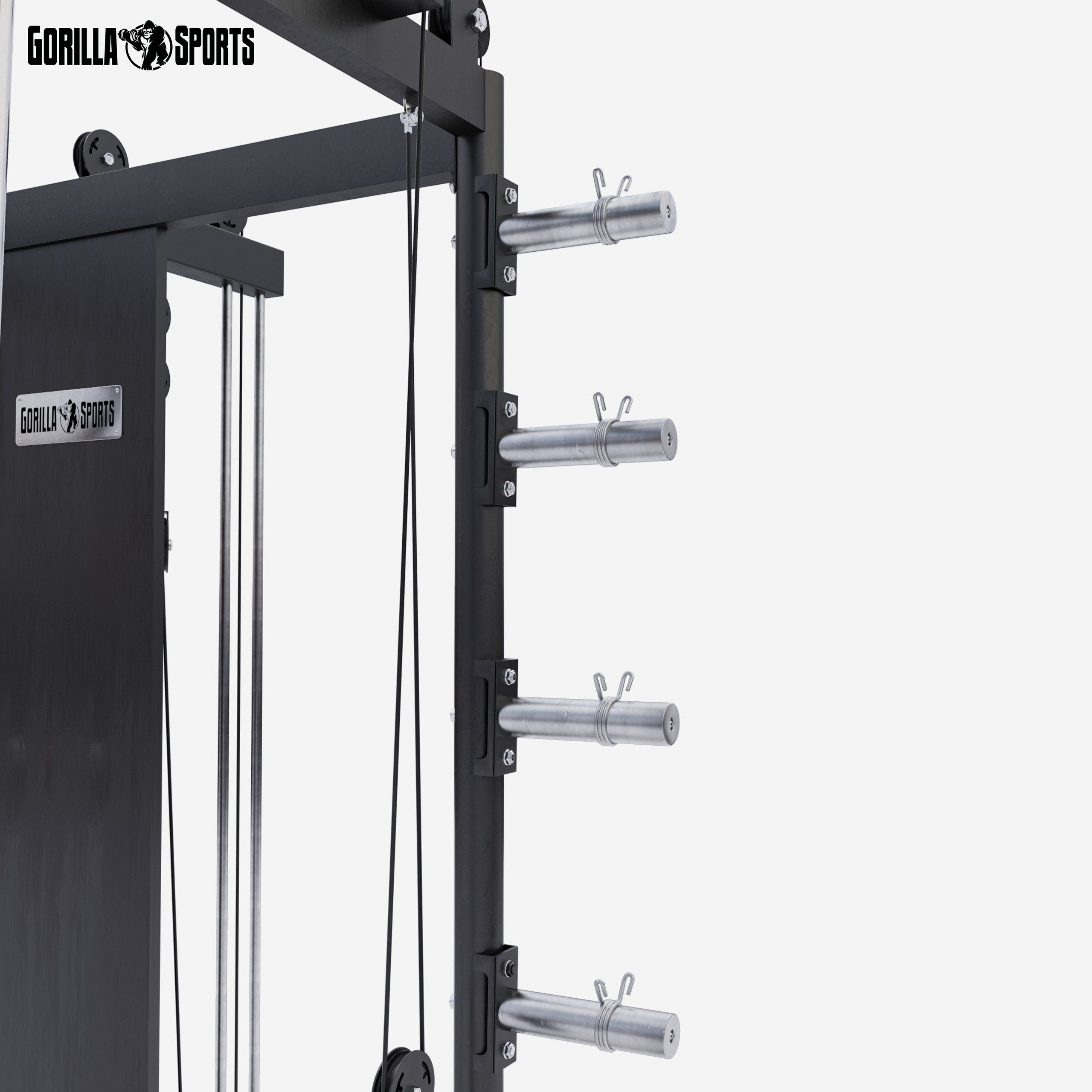 GORILLA SPORTS Kraftstation Power Rack - Multipresse, Smith Maschine, Kraftstation, Power Cage