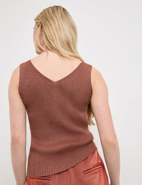 Stricktop mit Glitzer-Effekt