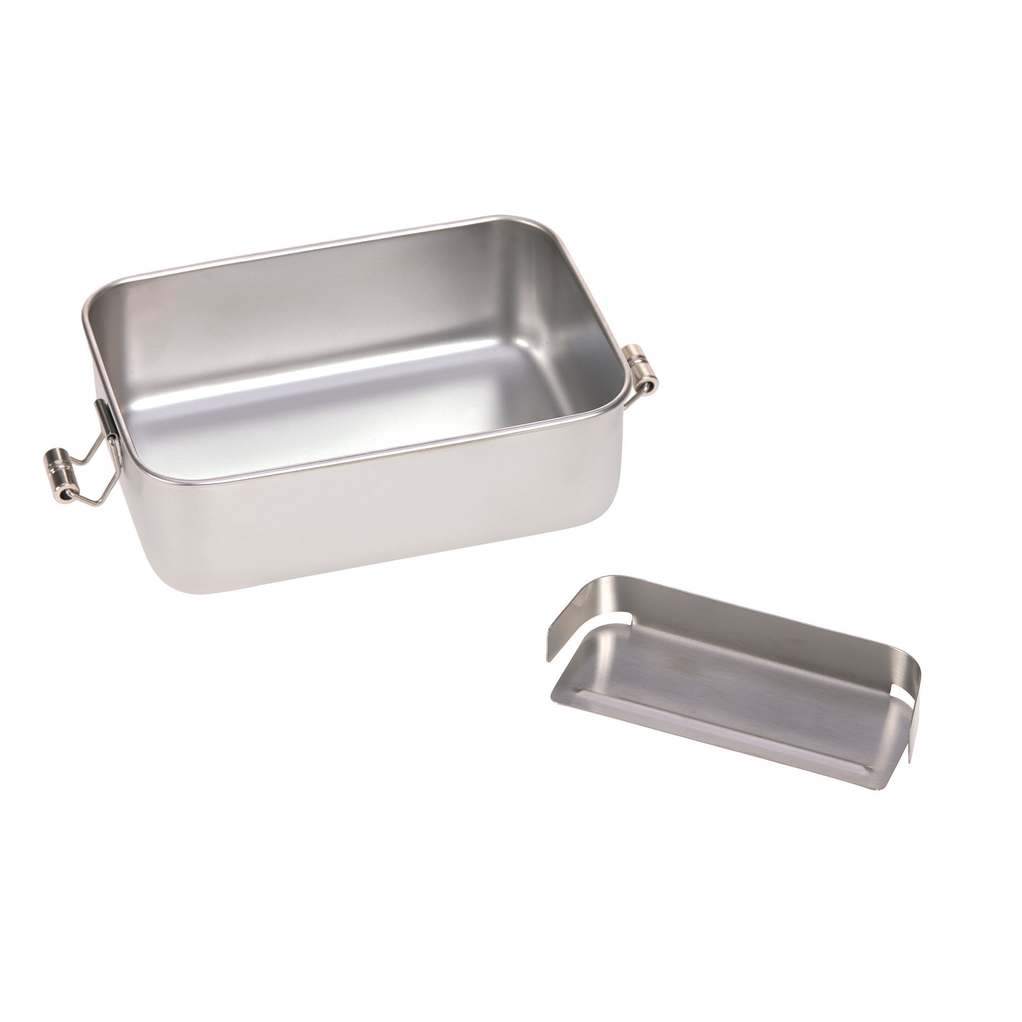 Brotdose Kinder - Edelstahl Lunchbox, Nature