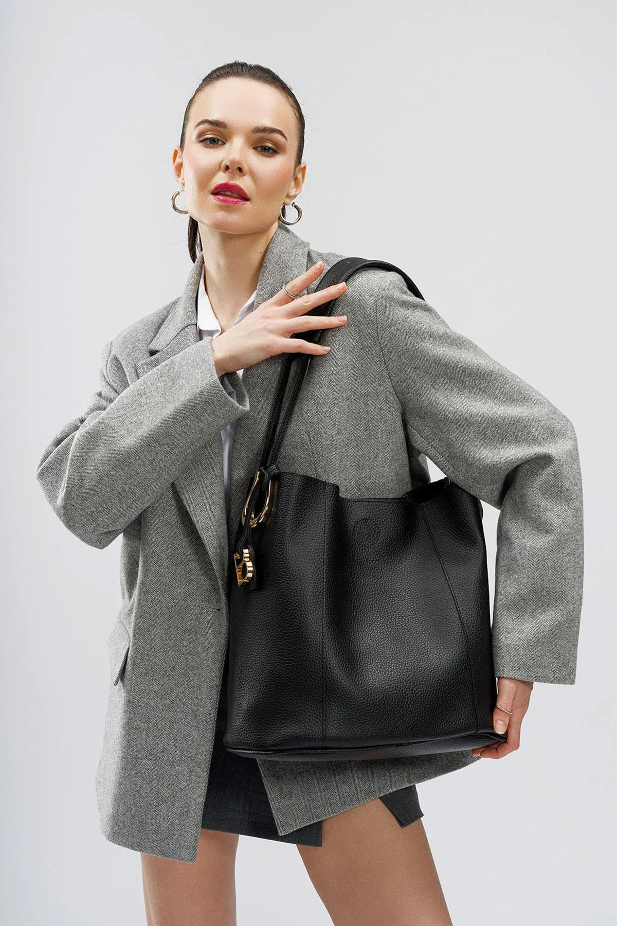 Lucky Bees  Damen Hand- und Schultertasche mit Innengeldbörse