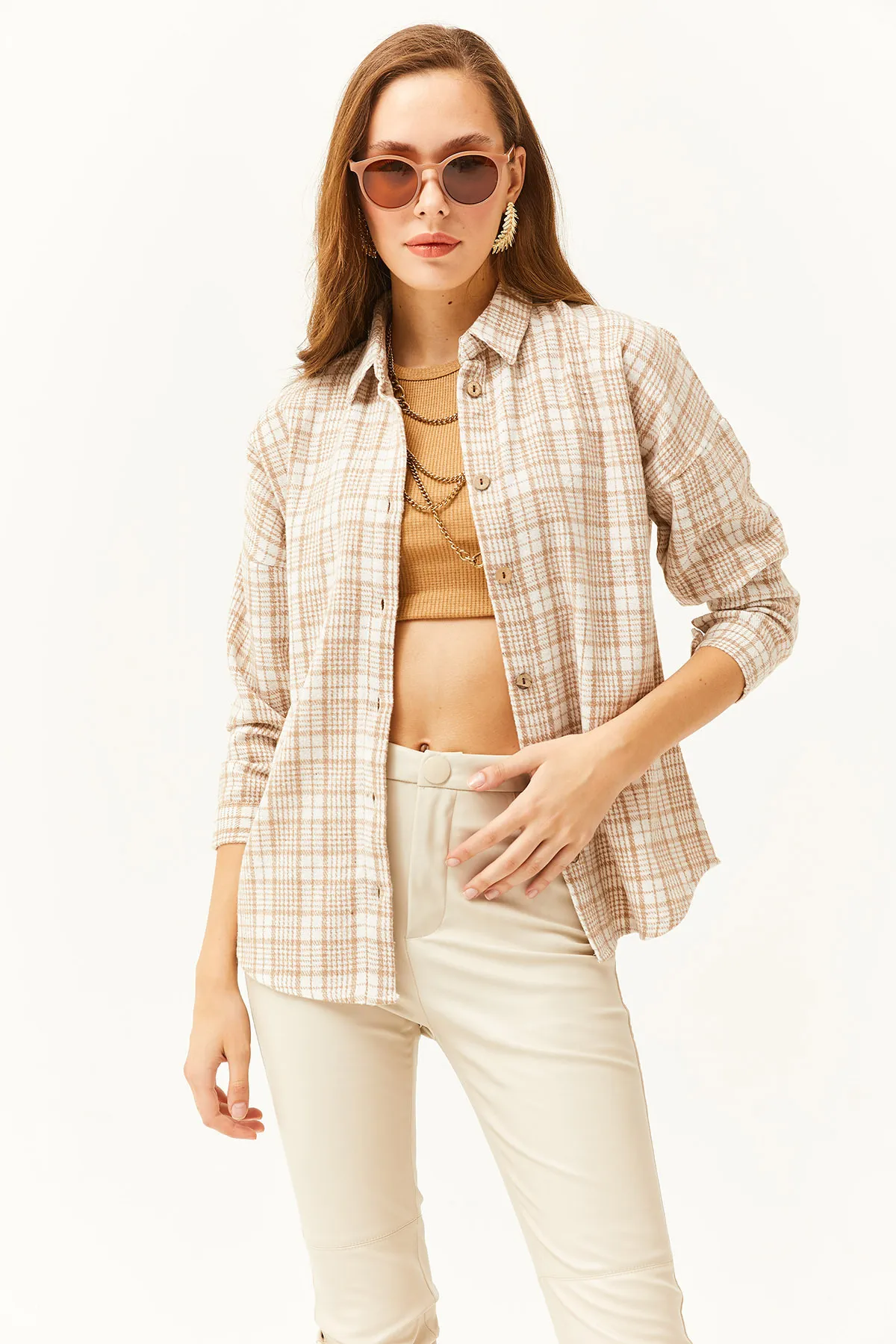 Olalook  Hemd - Ecru - Regular Fit