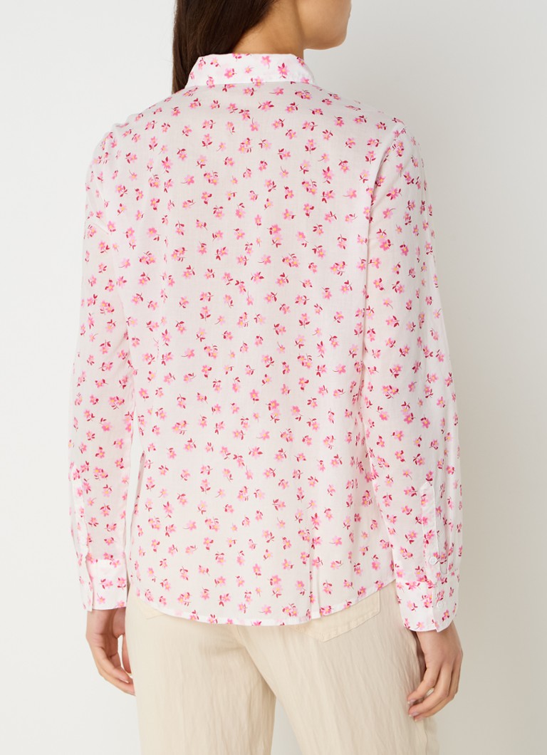 Benetton  Blouse met print en stretch