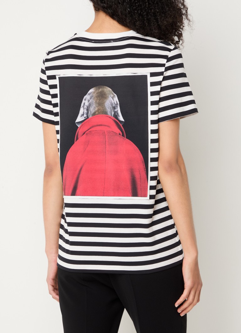 MaxMara Rosso T-shirt with front and back print