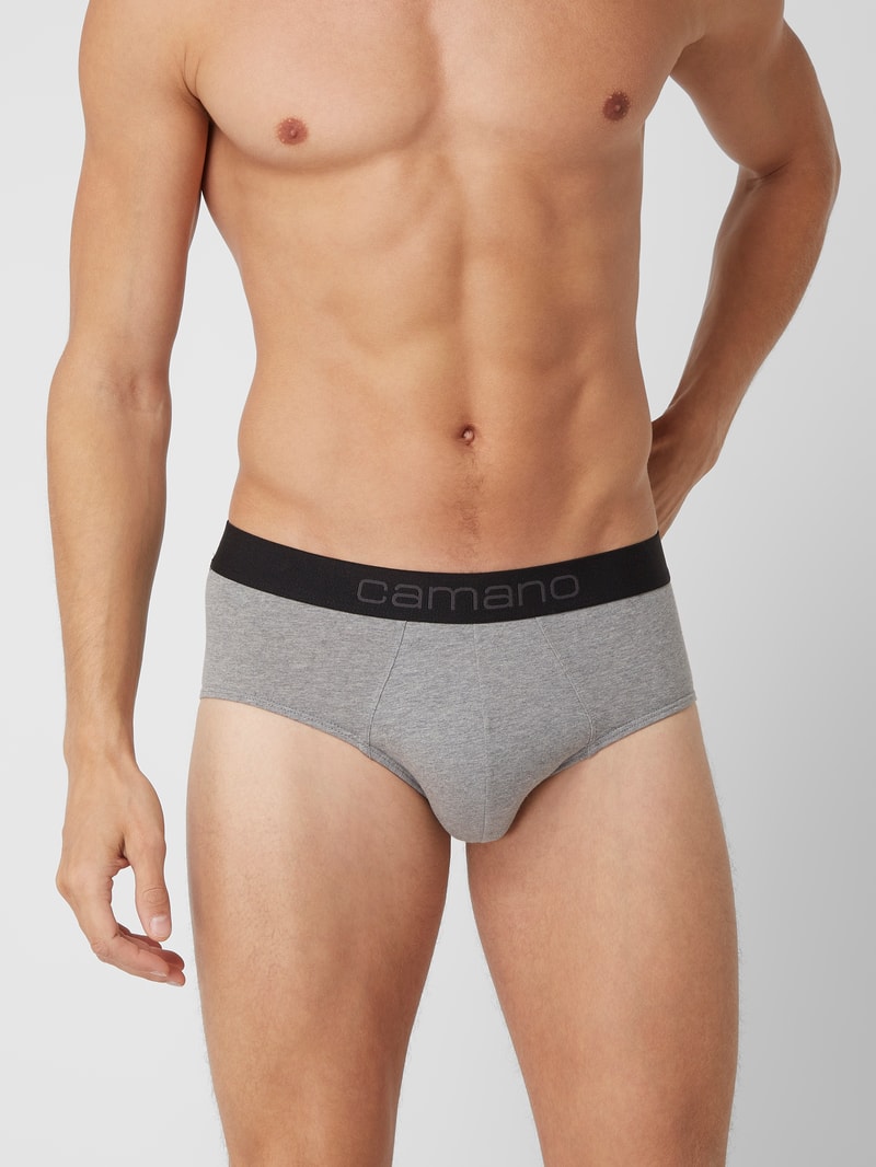 Slip im 6er-Pack in mittelgrau meliert