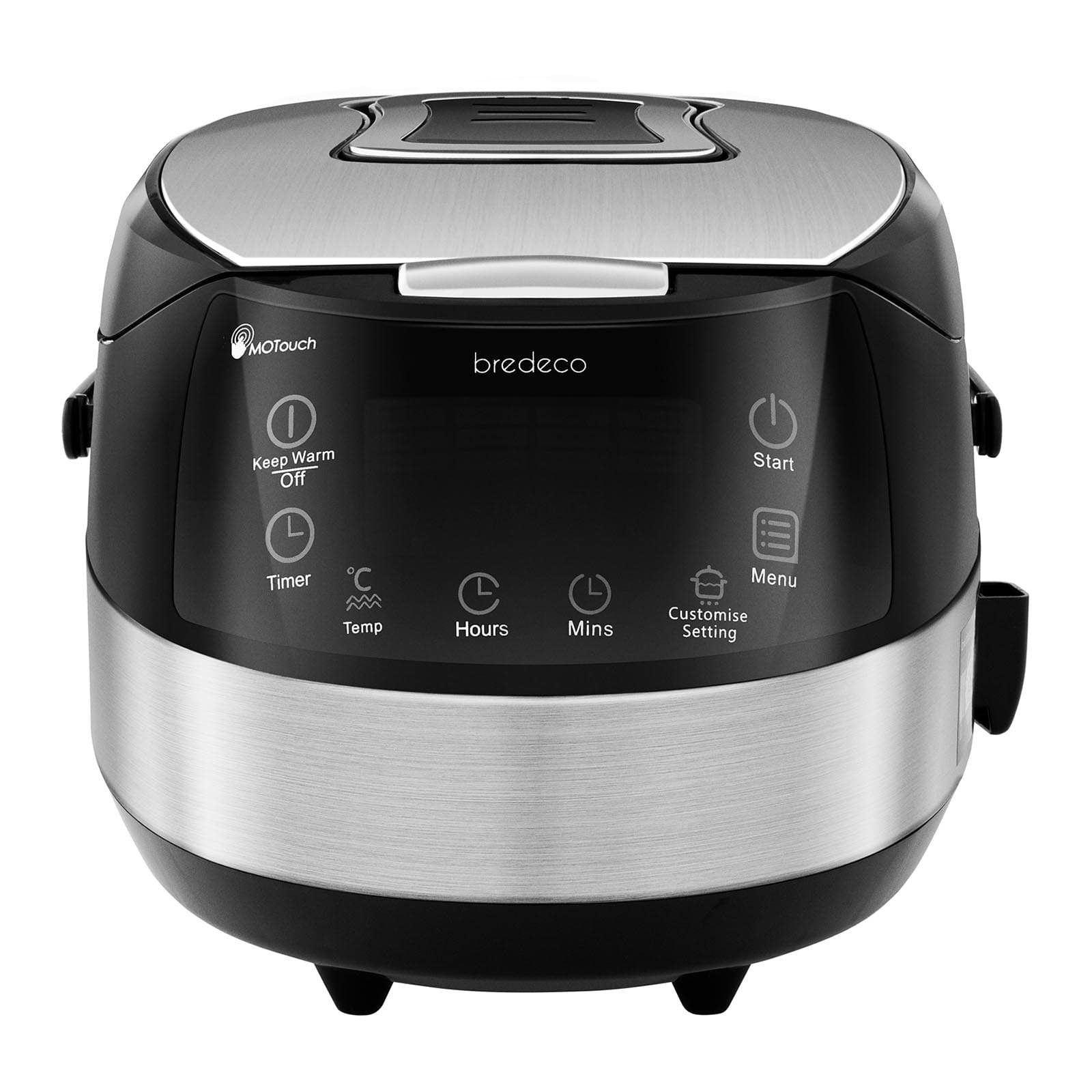 Bredeco Multikocher Multikocher Kochtopf Dampfkocher Schnellkocher 5 L 16 Programme, 860 W