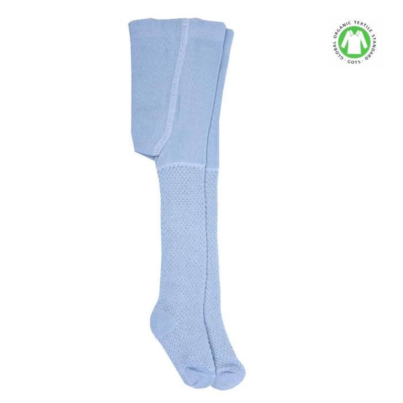 Collants bébé Mixte en coton biologique Bleu Ciel bleu
