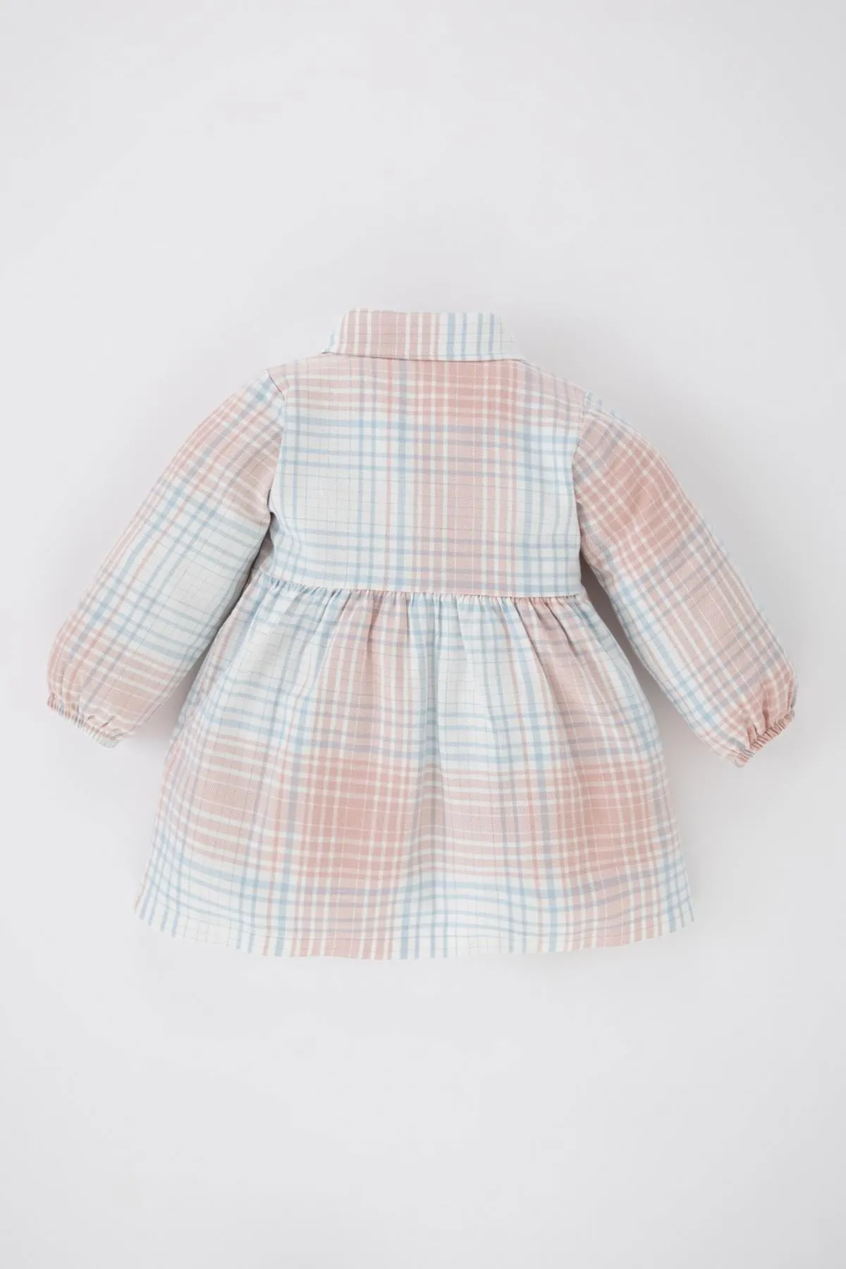 DeFacto  Kariertes Langarm-Flanellkleid für Mädchen