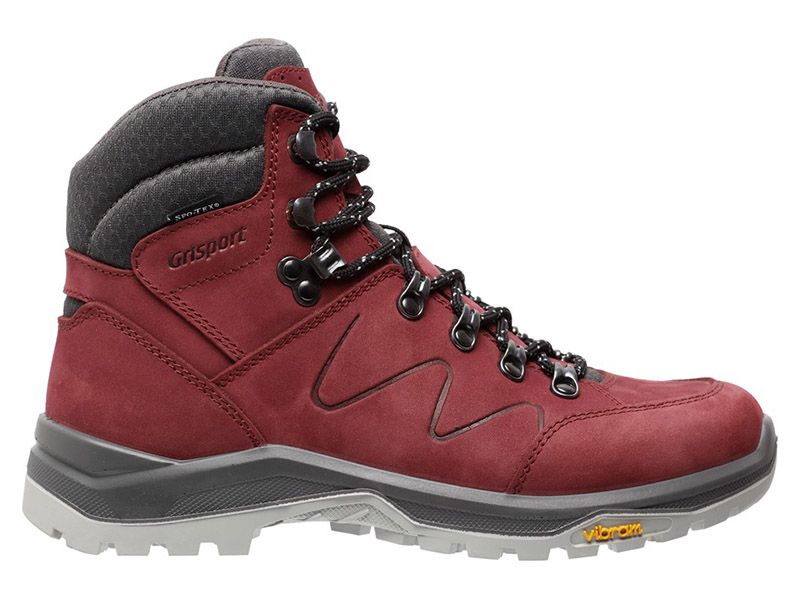 Grisport Boston Mid Burgundy Damen Wanderschuhe