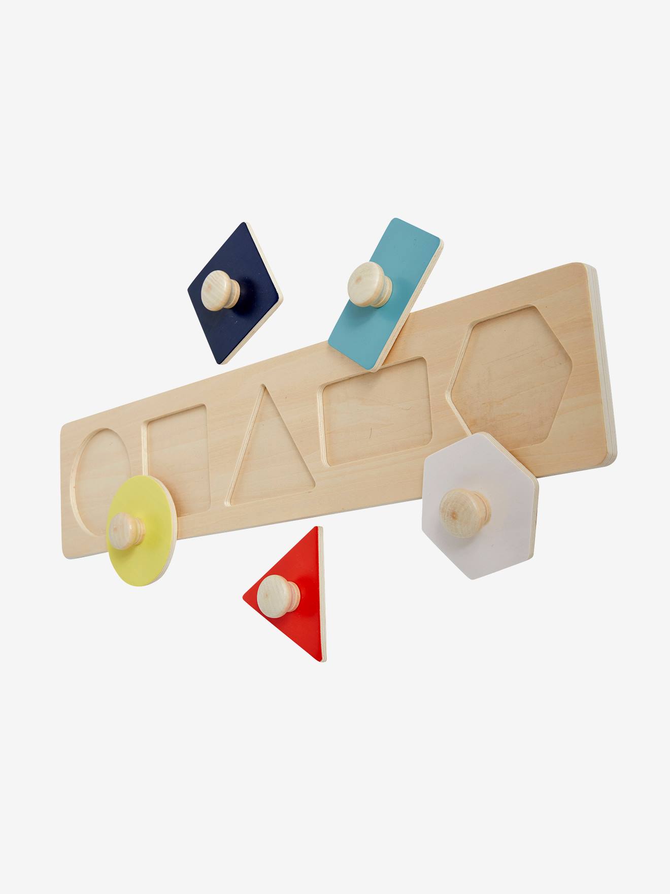 Vertbaudet Baby Holz-Steckpuzzle FSC - mehrfarbig