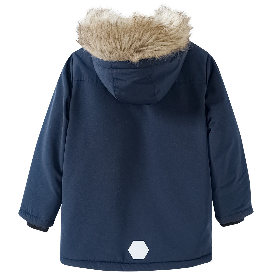 Jungen Parka mit Fellimitat