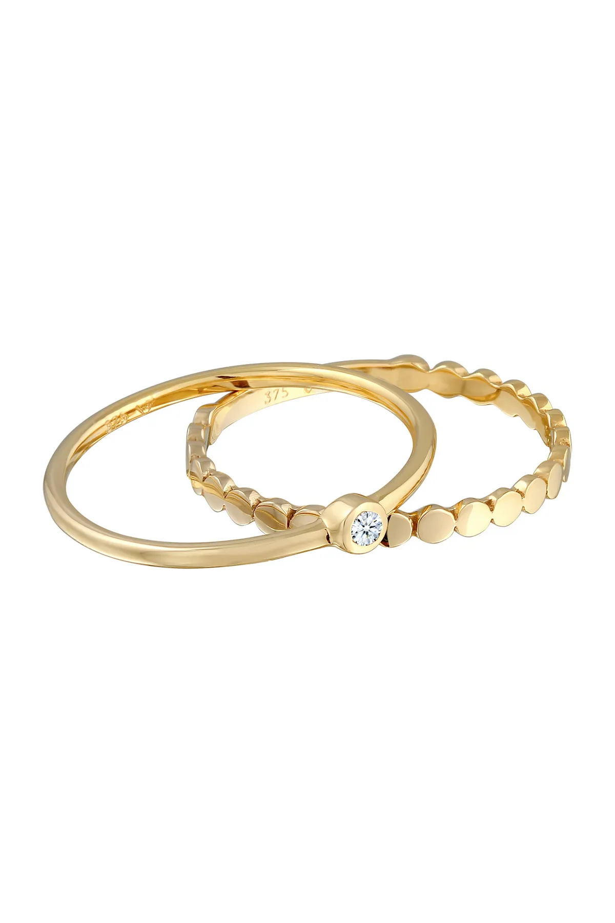 ELLI  Ring - Goldfarben - Diamant