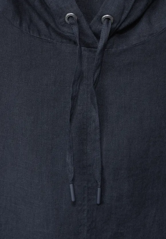 CECIL Leinen Hoodie Kleid
