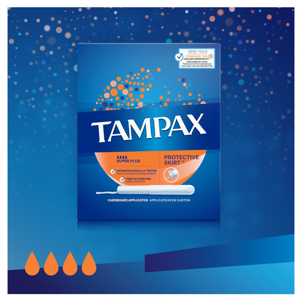 tampax Tampax Super Plus Tampons Applicateur 20 Tampons