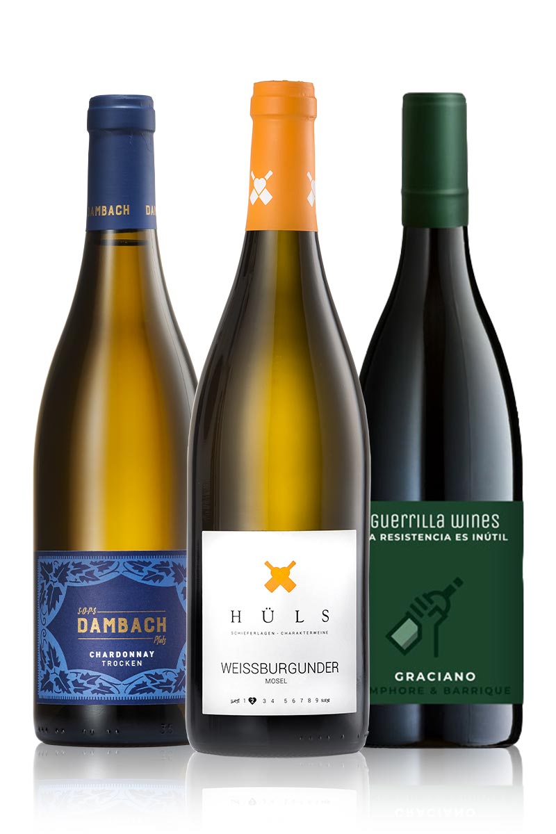Weintrio zu Lamm Geile Weine Weinpaket